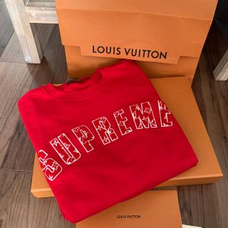 ルイヴィトン(LOUIS VUITTON)のLouisVuitton Supreme コラボ　ヴィトン  シュプリーム (スウェット)