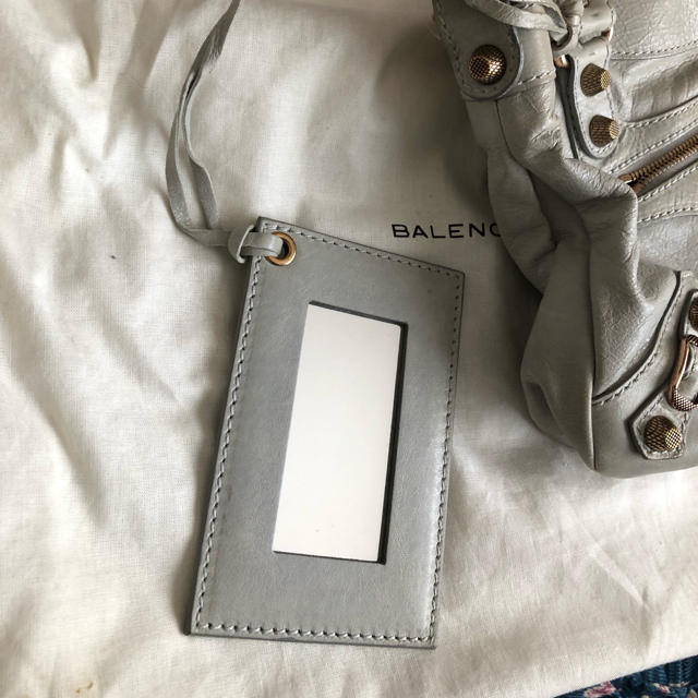 Balenciaga(バレンシアガ)のバレンシアガ シティ グレー ピンクゴールド レディースのバッグ(ハンドバッグ)の商品写真