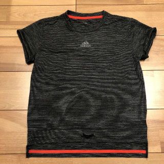 アディダス(adidas)の未使用　アディダス　レディーステニスウェア　トップス　ブラック　ＯＴ（ＸＬ）(ウェア)