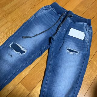 アズールバイマウジー(AZUL by moussy)のスウェット　デニム  Sサイズ(デニム/ジーンズ)