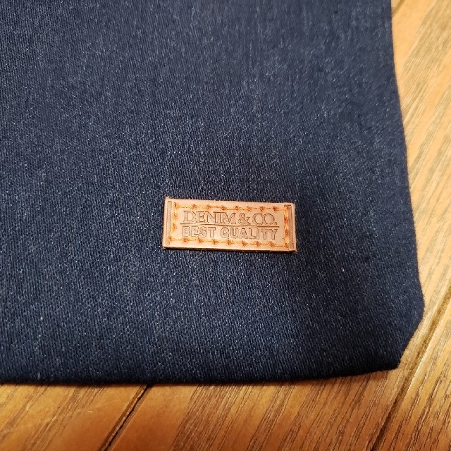 DENIM&CO. BEST QUALITY デニム　巾着袋 レディースのファッション小物(ポーチ)の商品写真