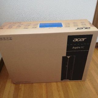 エイサー(Acer)の【新品未開封】デスクトップ パソコンacer エイサー　 XC-830-N18F(デスクトップ型PC)