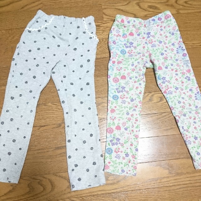 MIALY MAIL(ミアリーメール)のmialy mail 裏起毛パンツ２着 キッズ110 キッズ/ベビー/マタニティのキッズ服女の子用(90cm~)(パンツ/スパッツ)の商品写真