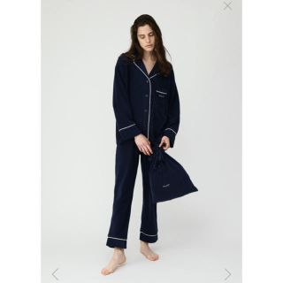 マウジー(moussy)のmoussy ノベルティ パジャマ巾着セット ネイビー 新品未開封(パジャマ)