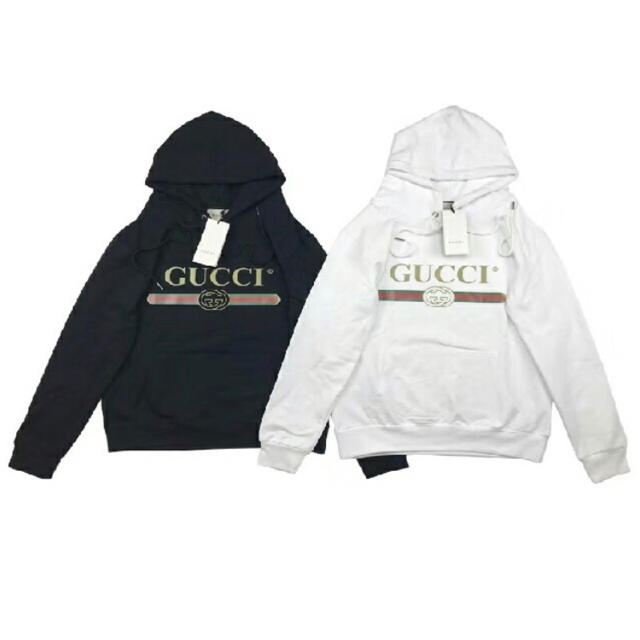 グッチ 財布 激安 コピー tシャツ 、 Gucci - 【完売品】GUCCI グッチ 黒パーカー の通販 by ミッキー's shop