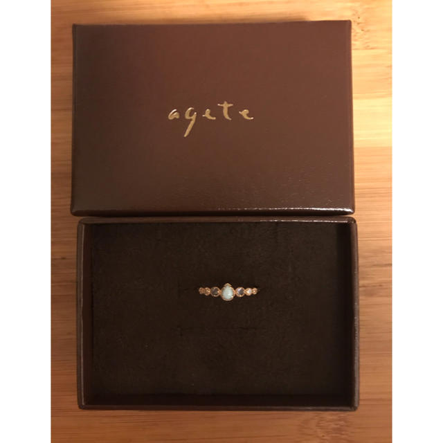 agete(アガット)のagete 13号　リング　ドロップ　アガット レディースのアクセサリー(リング(指輪))の商品写真