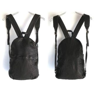 YAECA - 革質良好 ARTS&SCIENCE レザー DAY PACK 黒の通販 by