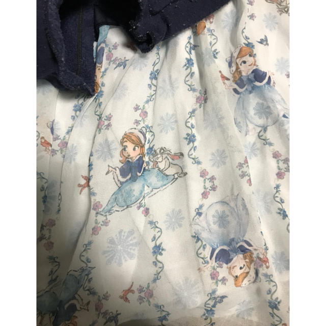 ワンピース 裏起毛 ソフィア キッズ/ベビー/マタニティのキッズ服女の子用(90cm~)(ワンピース)の商品写真