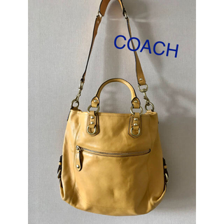 コーチ(COACH)の差し色に♪ コーチ COACH 2way レザー トート ショルダーバッグ(ショルダーバッグ)