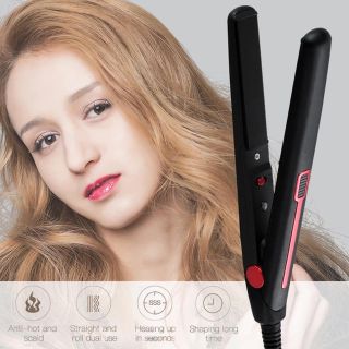 新品未使用 ストレートヘアアイロン ブラック×レッド(ヘアアイロン)