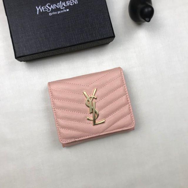 カルティエ 財布 新作 / Saint Laurent - ピンク✿お勧め　Y.S.Lサンローラン　折り財布　刻印　可愛いの通販 by LoveS23t's shop