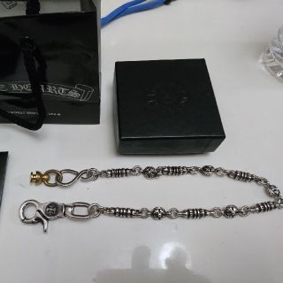 クロムハーツ(Chrome Hearts)のCHROME HEARTS バレルクロスリンク ウォレットチェーン(ウォレットチェーン)