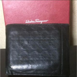 フェラガモ(Ferragamo)の早い者勝ち【お値下げ】フェラガモ 財布 黒(折り財布)