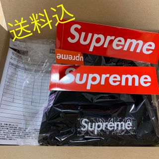 シュプリーム(Supreme)の黒　supreme bandana BOX LOGO ニット帽　ニューエラ(ニット帽/ビーニー)
