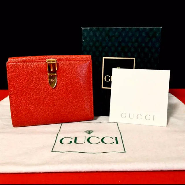 グッチ 財布 偽物 販売 7月 、 Gucci - 美品 レア 箱付き！ グッチ オールドグッチ オールレザー 二つ折り 財布の通販 by マチルダ's shop