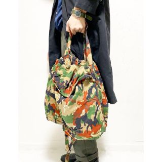 マルタンマルジェラ(Maison Martin Margiela)のdead stock vintage スイス軍 軍モノ トートバッグ リュック(トートバッグ)