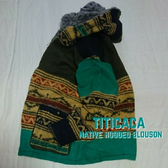 titicaca(チチカカ)のチチカカ TITICACA 裏ボア圧縮WOOLネイティブオルテガブルゾン 新品 メンズのジャケット/アウター(ブルゾン)の商品写真