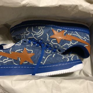 アベイシングエイプ(A BATHING APE)のBAPE APE KAWS  STA スニーカー　CAMO 迷彩　denim(スニーカー)