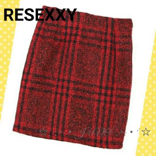 リゼクシー(RESEXXY)のチェックタイトSK♡RESEXXY リゼクシー 新品 タグ付き(ミニスカート)