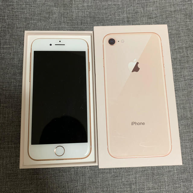 スマホ/家電/カメラ美品 iPhone8 64GB ゴールド SIMフリー