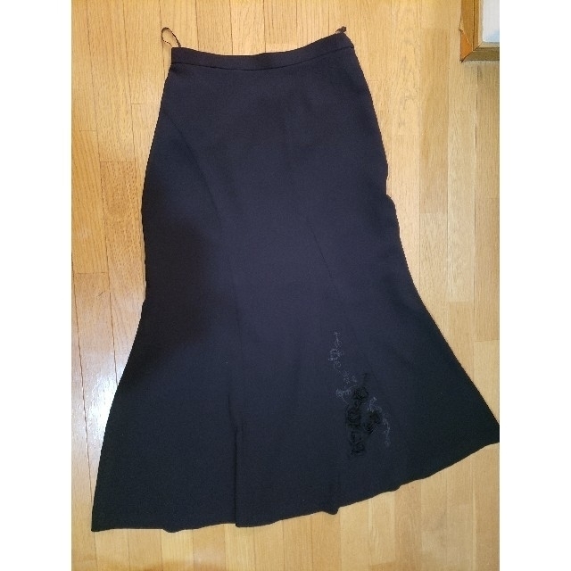 黒　ロングスカート レディースのスカート(ロングスカート)の商品写真