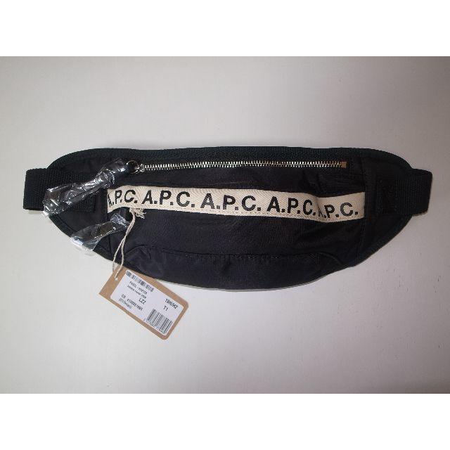 A.P.C(アーペーセー)のAPC Repeat ヒップバッグ ウエストバッグ ボディバッグ black メンズのバッグ(ウエストポーチ)の商品写真