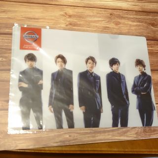 アラシ(嵐)のARASHI　日産　クリアファイル(アイドルグッズ)