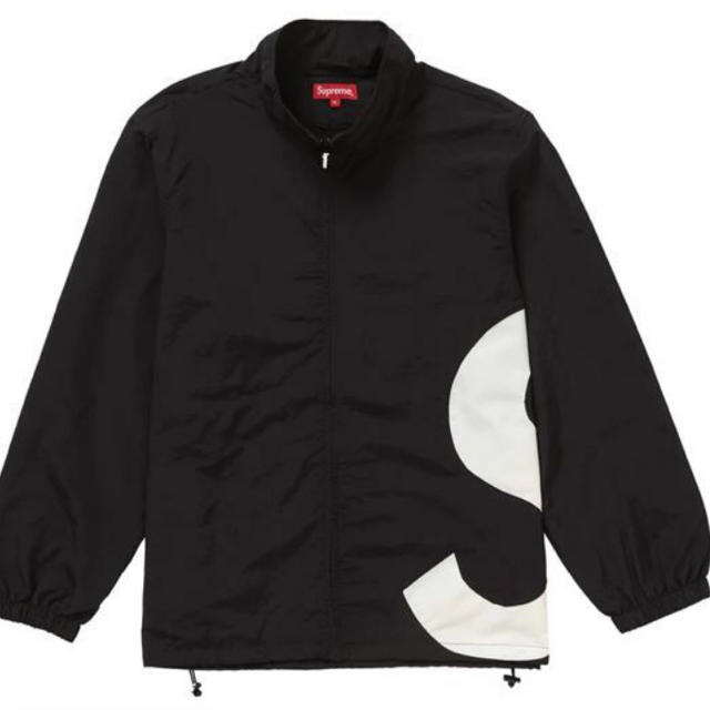 Supreme S Logo Track Jacket 黒 ブラック　SロゴBlackSIZE