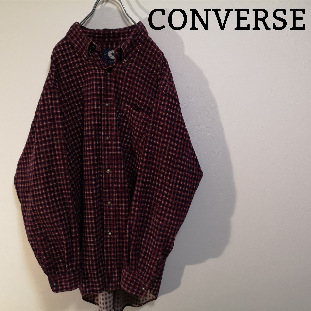 CONVERSE(コンバース)の【レア】'70s～'90s CONVERSE チェック柄コーデュロイシャツ メンズのトップス(シャツ)の商品写真