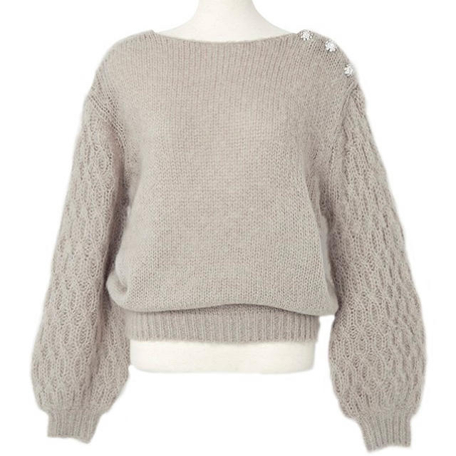 Herlipto Mohair-blend Knit Pullover