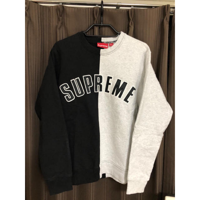 Supreme  Split Crewneck Sweatshirt S