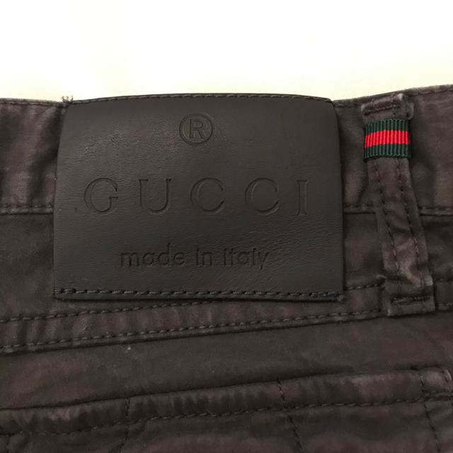 グッチ 長財布 偽物 574 、 Gucci - GUCCI パンツ(ブラック)の通販 by スター☆プラチナ's shop