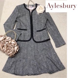 【L】Aylesbury ツイードスーツ  卒業式　入学式(スーツ)