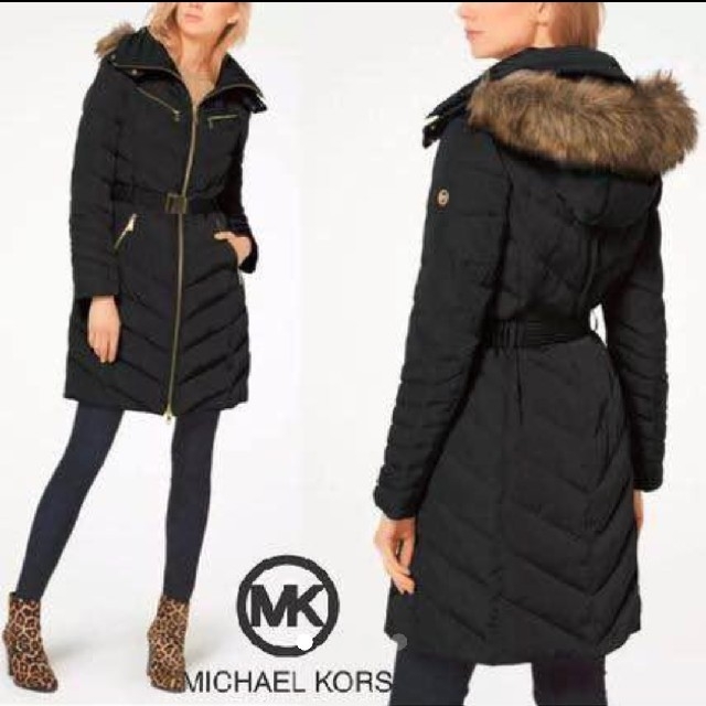 Michael Kors(マイケルコース)のダウンコート黒美品 レディースのジャケット/アウター(ダウンコート)の商品写真