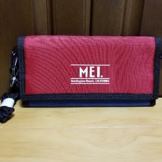 エムイーアイリテールストア(MEIretailstore)の【MEI】ショルダーロングウォレット(レッド/ブルー)(財布)