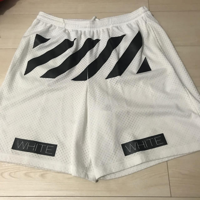 OFF-WHITE - OFF WHITE メッシュハーフパンツの通販 by 豚田ハム's