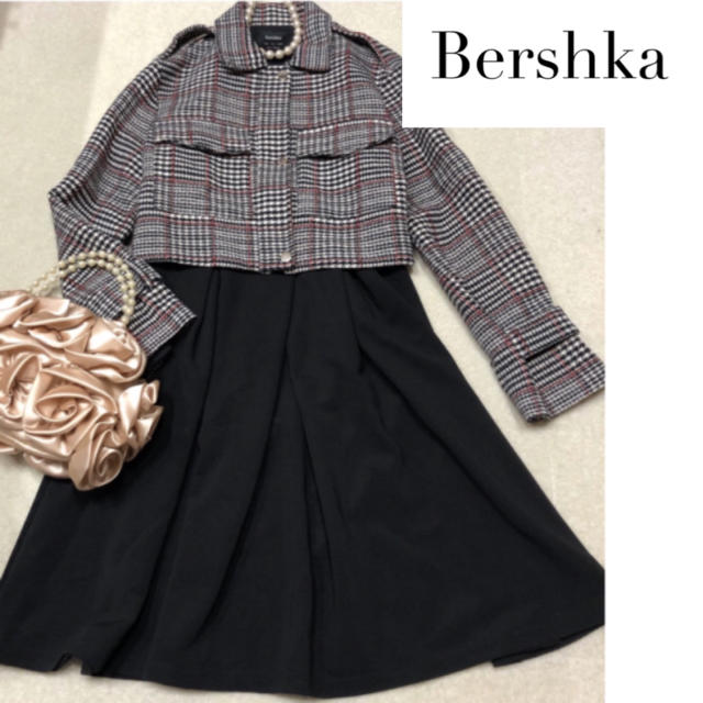 【M】Bershka ツイードスーツ  卒業式　入学式