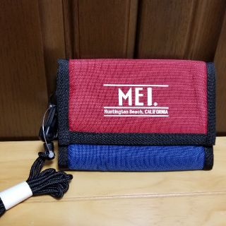 エムイーアイリテールストア(MEIretailstore)の【MEI】ショルダーミドルウォレット(レッド/ブルー)(財布)