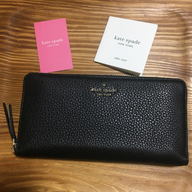 【新品　未使用　箱無】Kate spade 長財布　黒