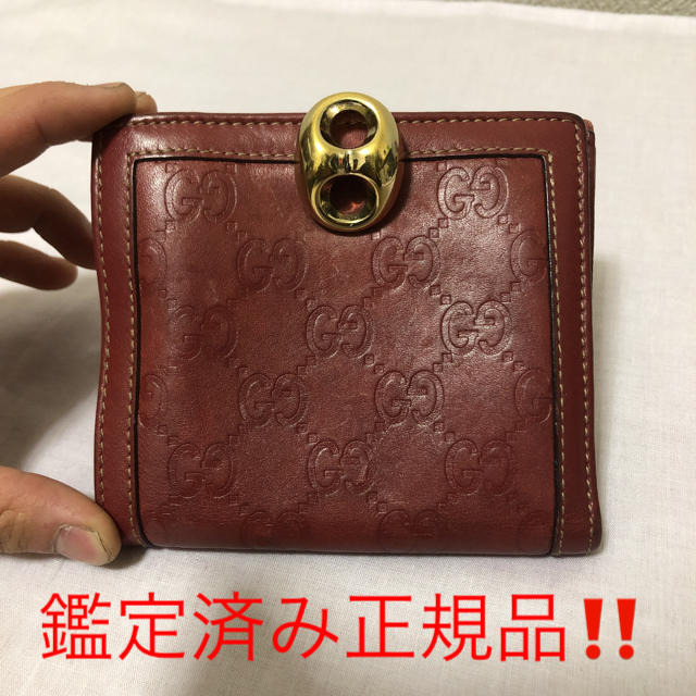 スーパーコピー 財布 グッチ / Gucci - グッチ シマ 2つ折り財布 レッドの通販 by Blue's shop