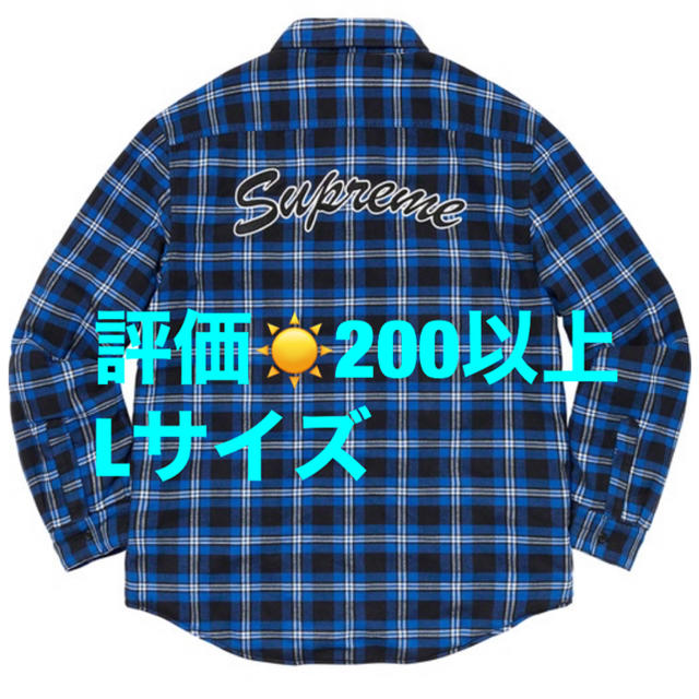 【Lサイズ】ARCLOGO QUILTED FLANNEL SHIRTシャツ