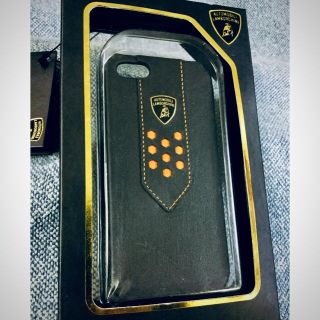 ランボルギーニ(Lamborghini)のランボルギーニ iPhone 5 5s SE 用 レザーケース(iPhoneケース)