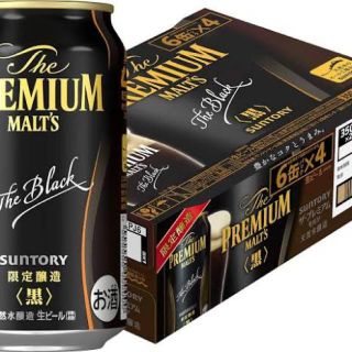 サントリー(サントリー)のプレミアムモルツ黒350ml×24、プレミアムモルツ350×24(ビール)