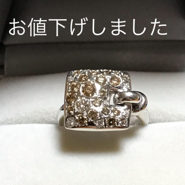カシケイブラウンダイヤモンドリングの通販 by yamazon’s shop｜ラクマ