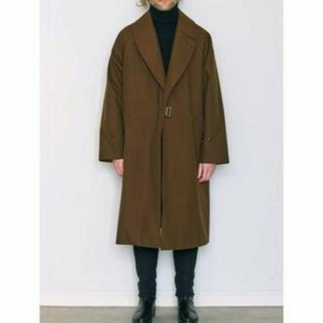 18AW 新品 COMOLI タイロッケン コート サイズ1 茶色