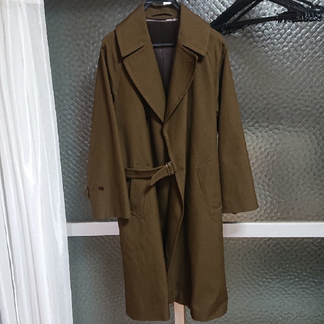 COMOLI(コモリ)の18AW 新品 COMOLI タイロッケン コート サイズ1 茶色 メンズのジャケット/アウター(トレンチコート)の商品写真