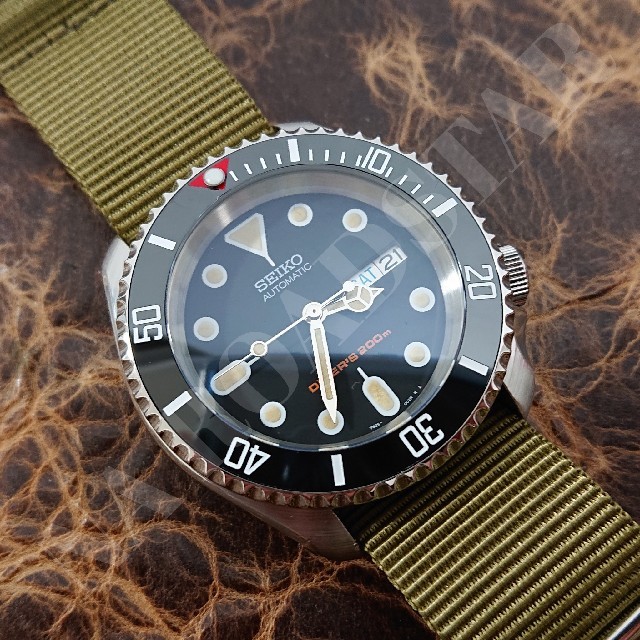 SEIKO - SEIKO ブラックボーイ 7S26-0020 カスタム ヴィンテージサブ風の通販 by NAロードスター's shop