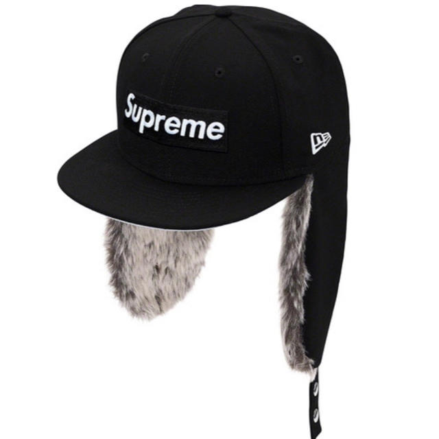 Supreme(シュプリーム)のSupreme Earflap NewEra 7 3/8 58.7㎝ Black メンズの帽子(キャップ)の商品写真