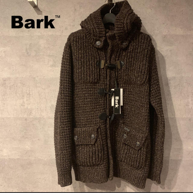BARK(バーク)の新品未使用 BARK ダッフルニットコート メンズのジャケット/アウター(ダッフルコート)の商品写真