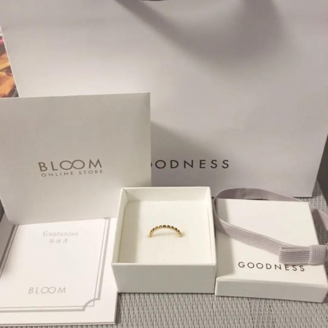 BLOOM(ブルーム)のBLOOM  ♡ K10 イエローゴールドリング 7号 レディースのアクセサリー(リング(指輪))の商品写真